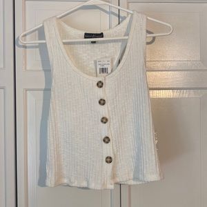 Button tank top